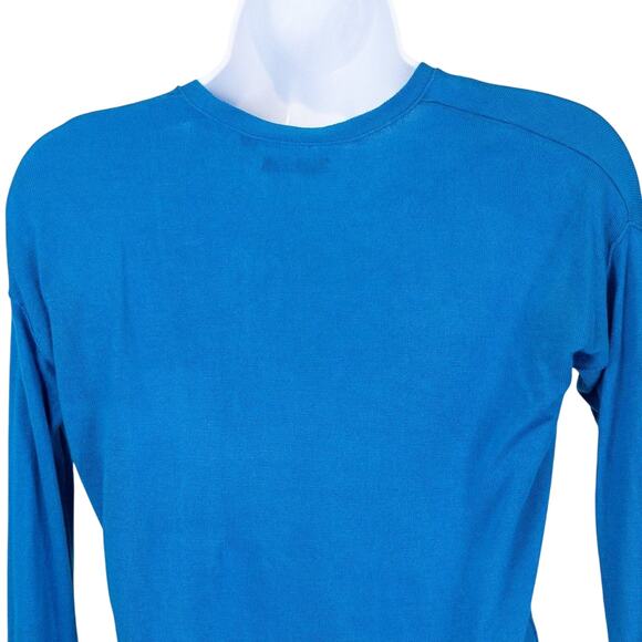 Martin + Osa Blue 3/4 Snap Sweater. Modal - Silk - Wool XS NWOT - Picture 3 of 7